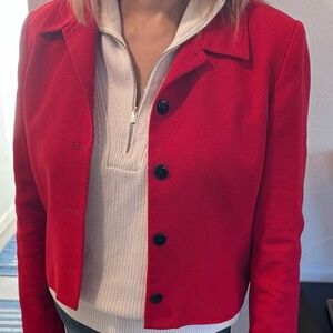 VTG Pendleton Women's Red Americana Preppy Academia Blazer